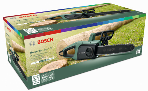 Электрическая цепная пила Bosch UniversalChain 40 1800Вт дл.шины:16" (40cm) (06008B8400) фото 2