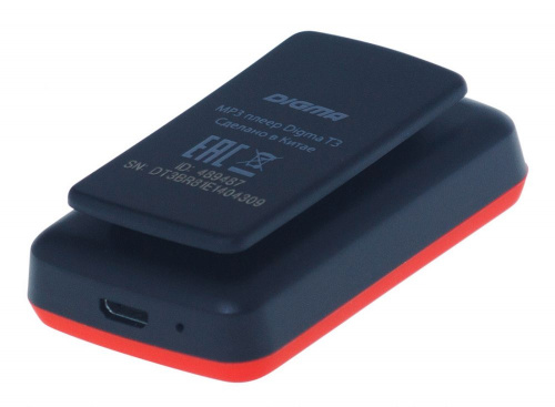 Плеер Flash Digma T3 8Gb черный/красный/1.5"/FM/microSD фото 4