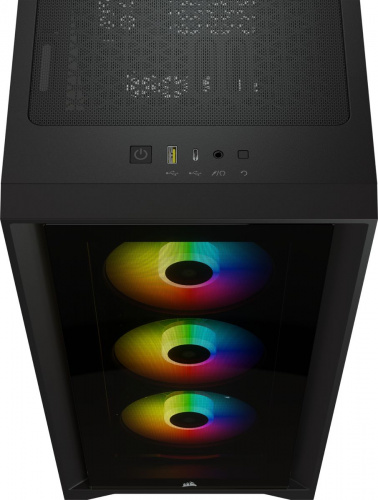 Корпус Corsair iCUE 4000X RGB черный без БП ATX 3x120mm 4x140mm 1xUSB3.0 audio bott PSU фото 8