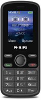 Мобильный телефон Philips E111 Xenium 32Mb черный моноблок 1.77" 128x160 GSM900/1800