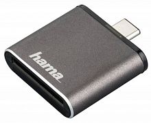 Устройство чтения карт памяти USB3.1 Hama H-124186 серый