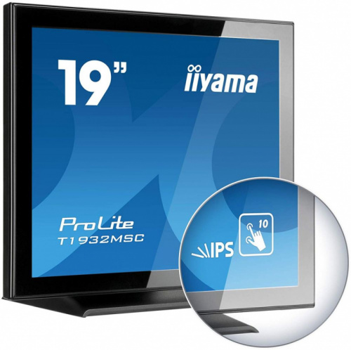 Монитор Iiyama 19" T1932MSC-B5X черный IPS LED 14ms 5:4 HDMI M/M матовая 1000:1 250cd 178гр/178гр 1280x1024 D-Sub DisplayPort HD READY USB Touch 6.9кг фото 5