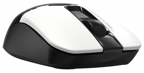 Мышь A4Tech Fstyler FB12 белый/черный оптическая (1200dpi) беспроводная BT/Radio USB (3but) фото 7