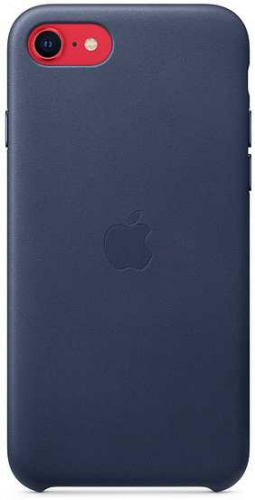 Чехол (клип-кейс) Apple для Apple iPhone SE 2020 Leather Case темно-синий (MXYN2ZM/A) фото 6