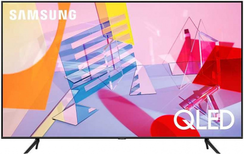 Телевизор QLED Samsung 75" QE75Q60TAUXRU Q черный/Ultra HD/50Hz/DVB-T2/DVB-C/DVB-S2/USB/WiFi/Smart TV (RUS) фото 2