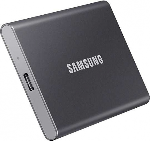 Накопитель SSD Samsung USB-C 500GB MU-PC500T/WW T7 1.8" черный фото 6