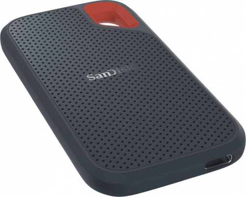 Накопитель SSD Sandisk USB-C 500Gb SDSSDE60-500G-R25 Extreme Portable 1.8" черный фото 2