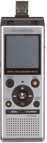 Диктофон Цифровой Olympus WS-852 4Gb серебристый фото 2