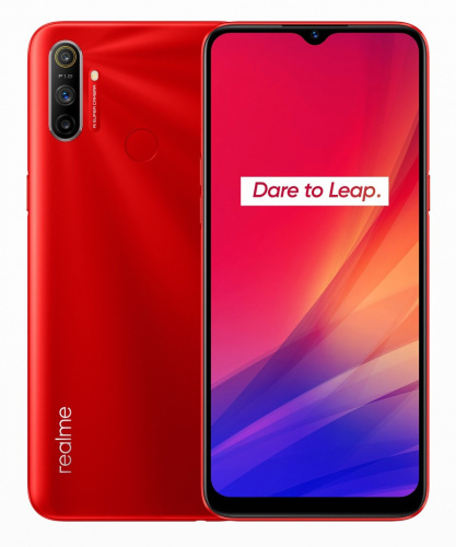 Смартфон Realme C3 64Gb 3Gb красный моноблок 3G 4G 6.5" 720x1600 Android 10 12Mpix WiFi GPS GSM900/1800 GSM1900 MP3 A-GPS max256Gb
