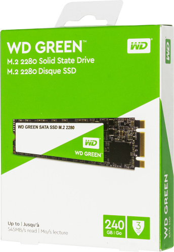 Накопитель SSD WD Original SATA III 240Gb WDS240G2G0B Green M.2 2280 фото 2