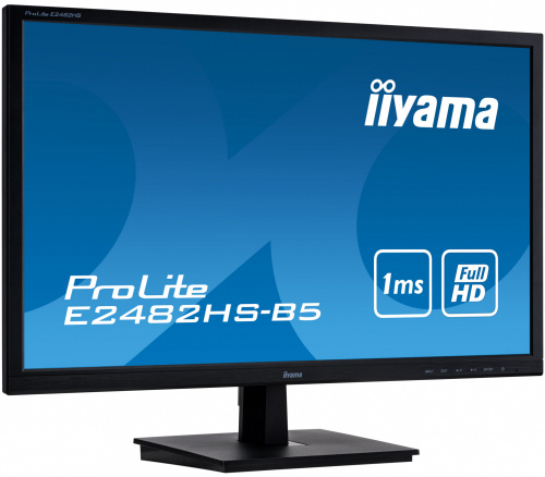 Монитор Iiyama 24" ProLite E2482HS-B5 черный TN+film LED 16:9 DVI HDMI M/M матовая 250cd 170гр/170гр 1920x1080 D-Sub FHD 3.4кг фото 3