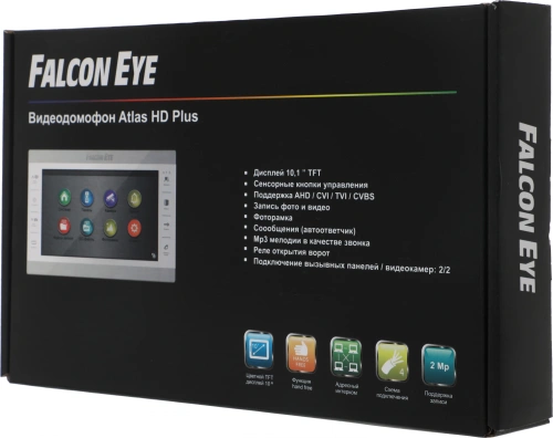 Видеодомофон Falcon Eye Atlas Plus HD черный фото 7