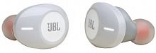 Гарнитура вкладыши JBL T120TWS белый беспроводные bluetooth в ушной раковине (JBLT120TWSWHT)