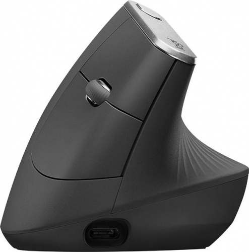 Мышь Logitech MX Vertical черный оптическая (4000dpi) беспроводная BT/Radio USB (4but) фото 3