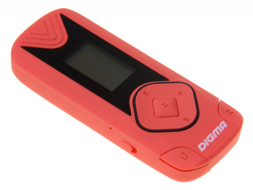 Плеер Flash Digma R3 8Gb красный/0.8"/FM/microSDHC/clip фото 5