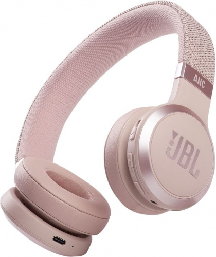 Гарнитура накладные JBL Live 460NC розовый беспроводные bluetooth оголовье (JBLLIVE460NCROS) фото 7