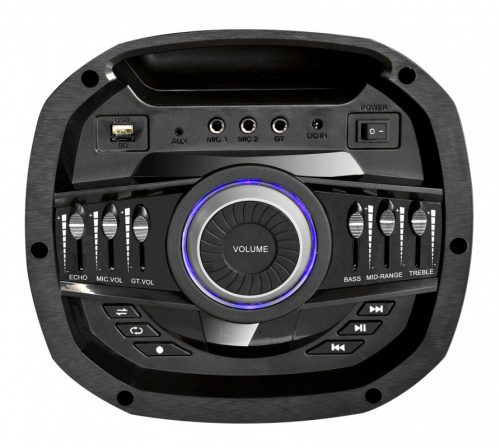 Минисистема Hyundai H-MC280 черный 500Вт/FM/USB/BT фото 2