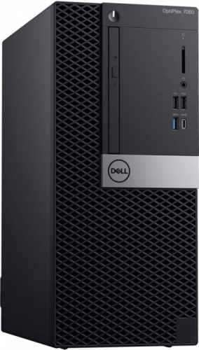 ПК Dell Optiplex 7060 MT i7 8700 (3.2)/16Gb/SSD512Gb/UHDG 630/DVDRW/Windows 10 Professional/GbitEth/200W/клавиатура/мышь/черный/серебристый фото 4