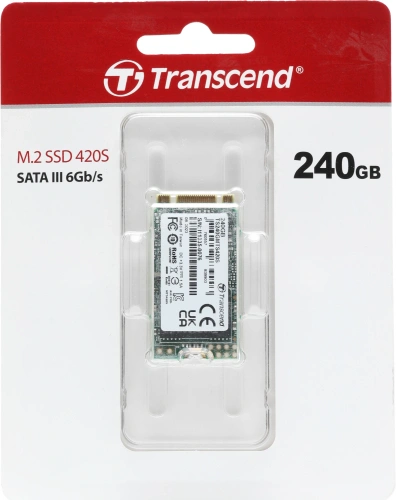 Накопитель SSD Transcend SATA-III 240GB TS240GMTS420S 420S M.2 2242 0.3 DWPD фото 4