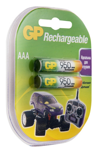 Аккумулятор GP 95AAAHC AAA NiMH 950mAh (2шт) фото 2