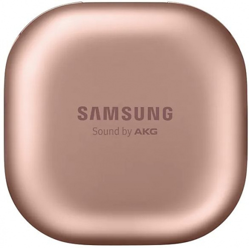 Гарнитура вкладыши Samsung Galaxy Buds Live бронзовый беспроводные bluetooth в ушной раковине (SM-R180NZNASER) фото 2
