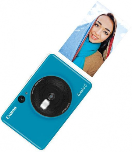 Фотоаппарат Canon Zoemini C синий 5Mpix microSDXC 50minF/Li-Ion фото 4