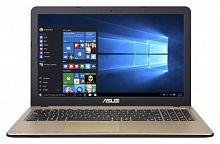 Ноутбук Asus VivoBook K540UB-GQ786T Core i3 7020U/4Gb/500Gb/nVidia GeForce Mx110 2Gb/15.6"/HD (1366x768)/Windows 10/black/WiFi/BT/Cam