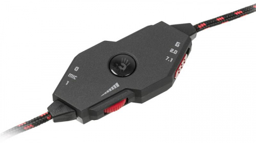 Наушники с микрофоном A4Tech Bloody G501 черный 2м мониторные оголовье (G501) фото 6
