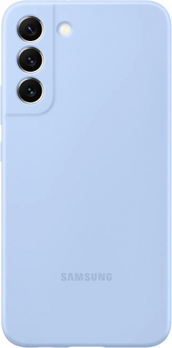 Чехол (клип-кейс) Samsung для Samsung Galaxy S22+ Silicone Cover голубой (EF-PS906TLEGRU) фото 2