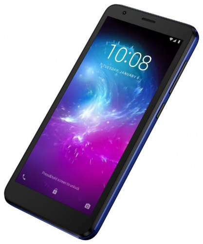 Смартфон ZTE Blade L8 32Gb 1Gb синий моноблок 3G 2Sim 5" 480x960 Android 9 8Mpix 802.11 b/g/n GPS GSM900/1800 GSM1900 MP3 FM microSD max128Gb фото 2
