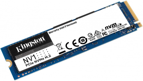 Накопитель SSD Kingston PCI-E 3.0 x4 1Tb SNVS/1000G NV1 M.2 2280 фото 2