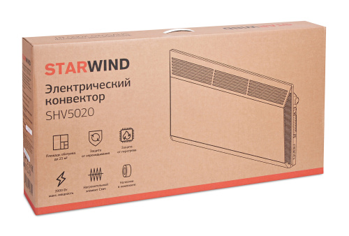 Конвектор Starwind SHV5020 2000Вт белый фото 2