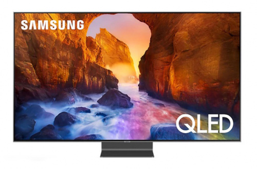 Телевизор QLED Samsung 65" QE65Q90RAUXRU Q черный/Ultra HD/1200Hz/DVB-T2/DVB-C/DVB-S2/USB/WiFi/Smart TV (RUS)