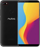 Смартфон Nubia V18 64Gb 4Gb черный моноблок 3G 4G 2Sim 6" 1080x2160 Android 7.0 13Mpix WiFi GPS GSM900/1800 GSM1900 TouchSc MP3 FM A-GPS microSD max128Gb