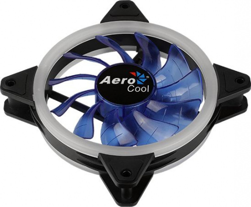 Вентилятор Aerocool Rev Blue 120x120mm 3-pin 15dB 153gr LED Ret фото 3