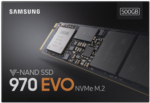 Накопитель SSD Samsung PCI-E x4 500Gb MZ-V7E500BW 970 EVO M.2 2280 фото 5