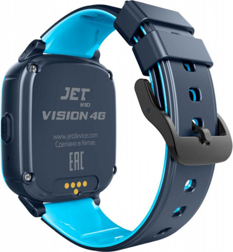 Смарт-часы Jet Kid Vision 4G 1.44" TFT синий (VISION 4G BLUE+GREY) фото 2