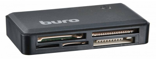 Устройство чтения карт памяти USB2.0 Buro BU-CR-151 черный фото 7
