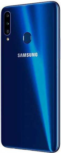 Смартфон Samsung SM-A207F Galaxy A20s 32Gb 3Gb синий моноблок 3G 4G 2Sim 6.5" 720x1560 Android 9 13Mpix 802.11 b/g/n GPS GSM900/1800 GSM1900 TouchSc MP3 microSD max512Gb фото 5