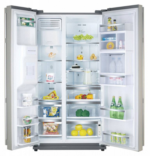 Холодильник Daewoo FRN-X22B5CSI серебристый (двухкамерный) фото 2