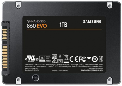 Накопитель SSD Samsung SATA III 1Tb MZ-76E1T0BW 860 EVO 2.5" фото 4