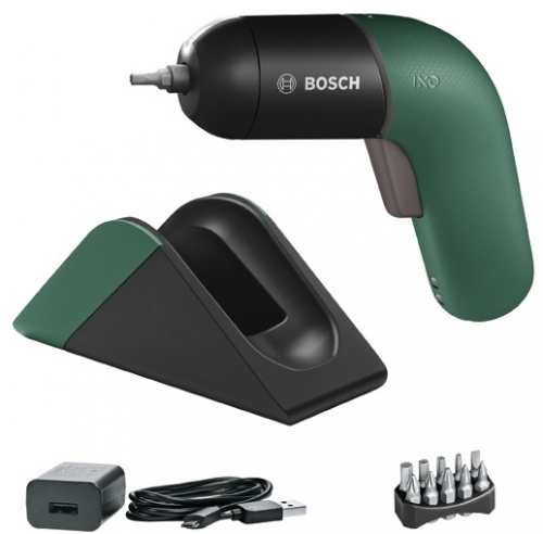 Отвертка аккум. Bosch IXO VI аккум. патрон:держатель бит 1/4" (кейс в комплекте) (06039C7020) фото 8