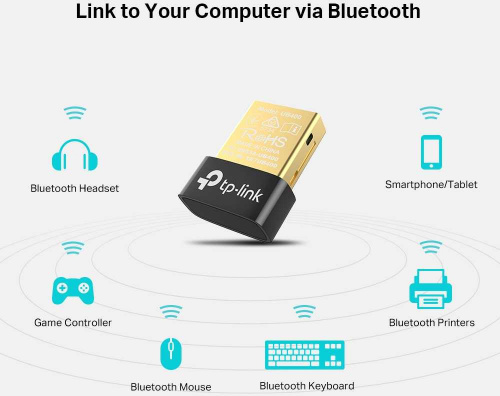 Сетевой адаптер Bluetooth TP-Link UB400 USB 2.0 фото 4