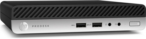 ПК HP ProDesk 400 G4 Mini i5 8500T (2.1)/8Gb/SSD256Gb/UHDG 630/Windows 10 Professional 64/GbitEth/65W/клавиатура/мышь/черный фото 3