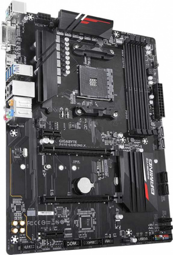 Материнская плата Gigabyte B450 GAMING X Soc-AM4 AMD B450 4xDDR4 ATX AC`97 8ch(7.1) GbLAN RAID+DVI+HDMI фото 2