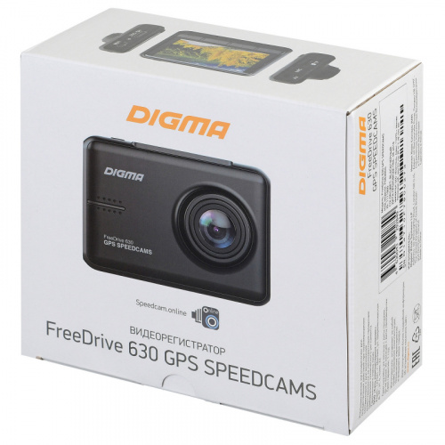 Видеорегистратор Digma FreeDrive 630 GPS Speedcams черный 2Mpix 1080x1920 1080p 150гр. GPS NTK96658 фото 2