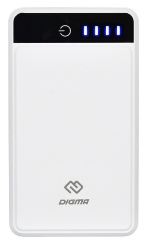 Мобильный аккумулятор Digma DG-10000-3U 10000mAh 3A белый (DG-10000-3U-WT) фото 3