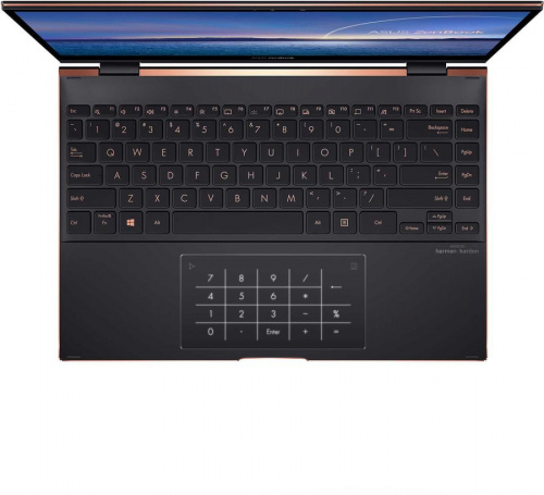 Трансформер Asus ZenBook Flip S UX371EA-HL152T Core i5 1135G7 8Gb SSD512Gb Intel Iris Xe graphics 13.3" OLED Touch UHD (3840x2160) Windows 10 black WiFi BT Cam фото 6