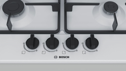 Газовая варочная поверхность Bosch PGP6B2B60R белый фото 3