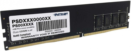 Память DDR4 16GB 3200MHz Patriot PSD416G32002 Signature RTL Gaming PC4-25600 CL22 DIMM 288-pin 1.2В dual rank Ret фото 3